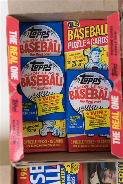 Lot Of Baseball Packs From 1981-1998