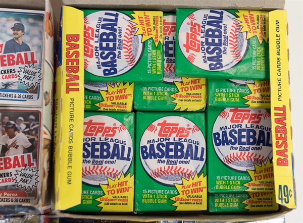 Lot Of Baseball Packs From 1981-1998