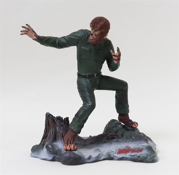 Moore Creations The Wolf Man Limited Edition Cold-Cast Porcelain Statue c. 1998