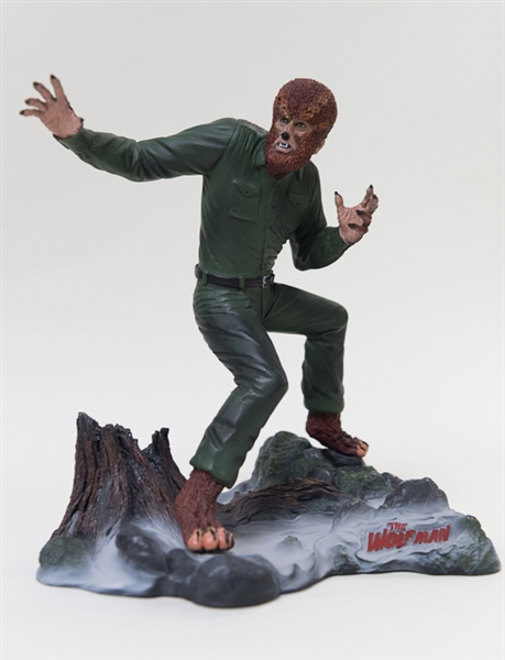 Moore Creations The Wolf Man Limited Edition Cold-Cast Porcelain Statue c. 1998