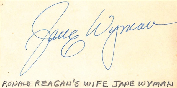 Jane Wyman & Jane Wyatt Signed Flats - Beckett & JSA COA