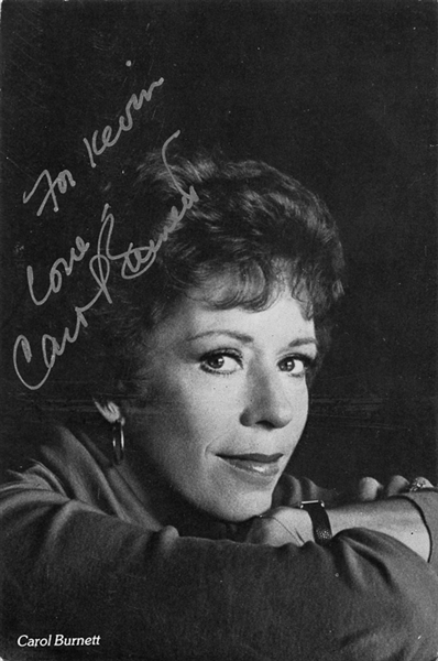 Carol Burnett & Dinah Shore Autograph Lot - Beckett Authentic