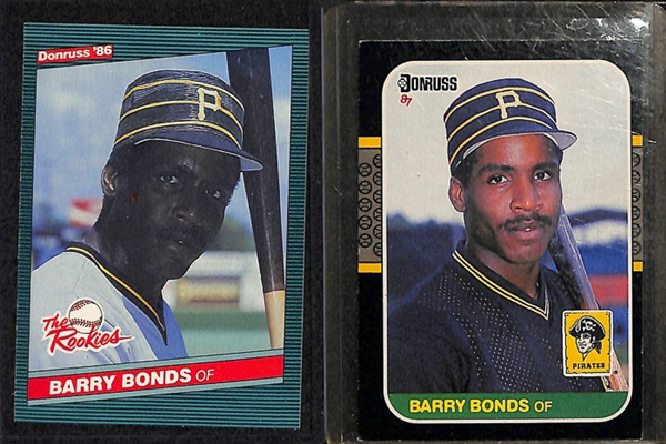 Lot Of 72 Assorted Barry Bonds Cards w. Rookies