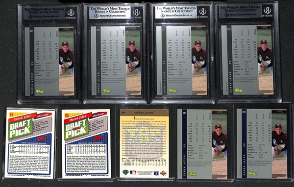 Lot Of 40 Assorted Derek Jeter Cards w. Many Rookies from 1992/1993