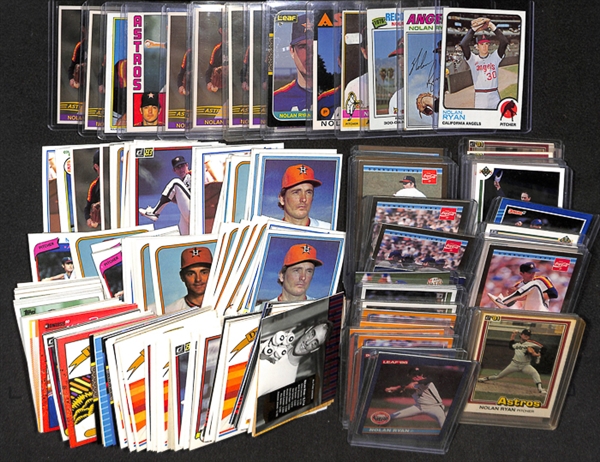 Lot Of 150+ Assorted Nolan Ryan Cards (1973-1990s)