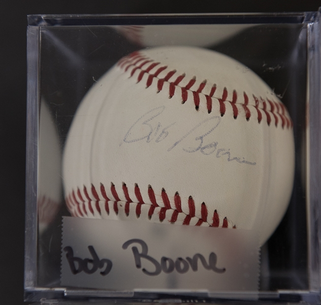 Lot Of 6 Signed Baseballs w. Dallas Green (recently deceased) and Bob Boone