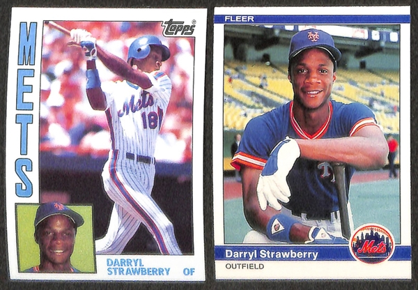 Lot of 77 Rookie Cards of Mattingly, Strawberry, Gooden, Thomas, Griffey, & Alomar