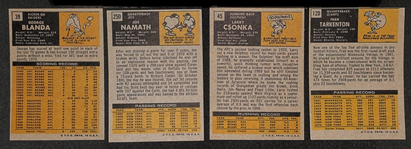 Lot of 40 1971 Topps Football Cards w. Mean Joe Greene Rookie Card