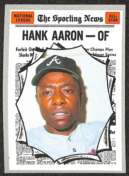 Lot of 30 Hank Aaron Cards from 1970-1973 (inc. 22 Topps 1973 All-Time HR Leader Cards #1)