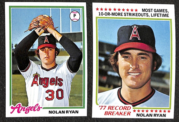 Lot of 34 Nolan Ryan 1970s Topps Cards Inc. (10) 1971 and (2) 1972