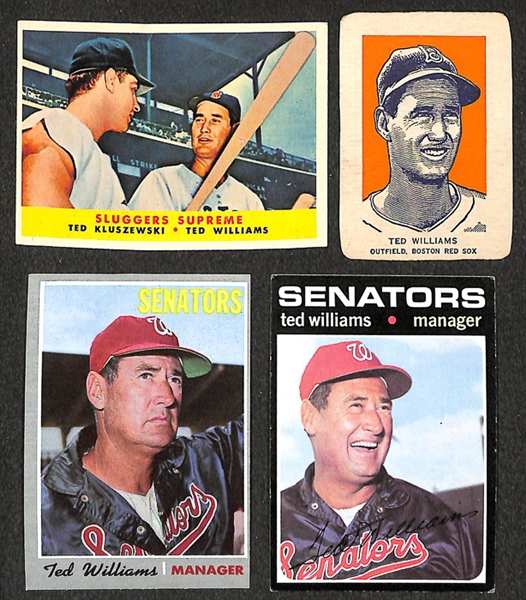 Lot of 13 Ted Williams Cards Inc. 1951 Wheaties