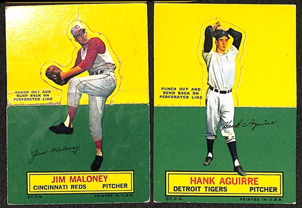 Lot of 27 1964 Topps Stand Ups Baseball Cards w. Bob Clemente - Loaded with Stars!