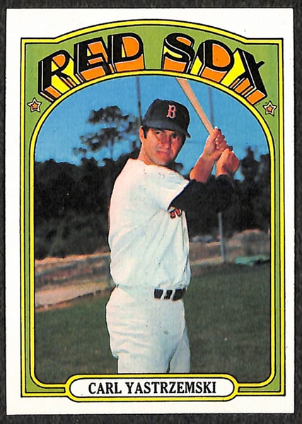 Lot of 35 Carl Yastrzemski 1972 Topps Baseball Cards