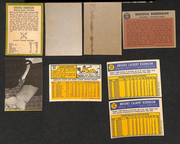 Lot of 92 Brooks Robinson Baseball Cards from 1961-1978