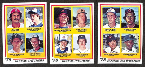 Lot of 76 - 1978 Topps Baseball Rookie Cards w. 15 - Molitor/Tremmel Rookie Cards