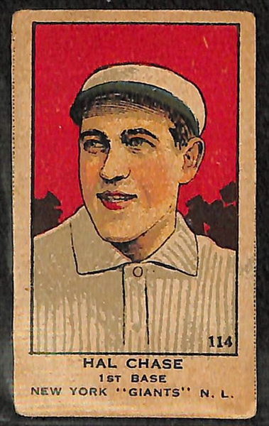 Lot of 2 1920-21 W514 Hal Chase Cards