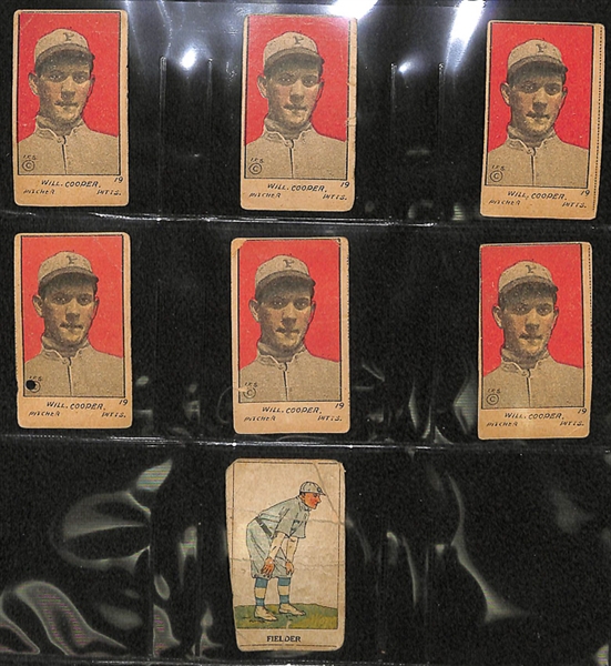 Lot of 30 Assorted 1920 W516-1 Baseball Cards w. Tris Speaker