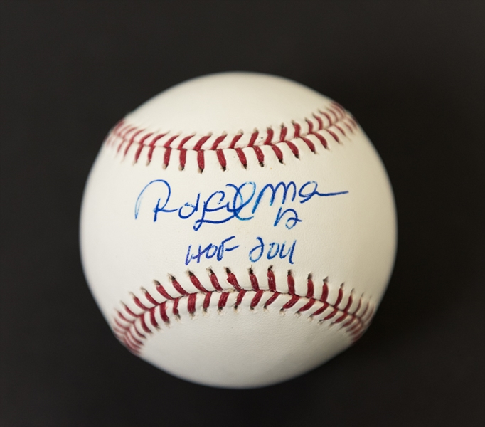 Lot of (2) HOF Signed Baseballs - Ozzie Smith (JSA) and Roberto Alomar (MLB)