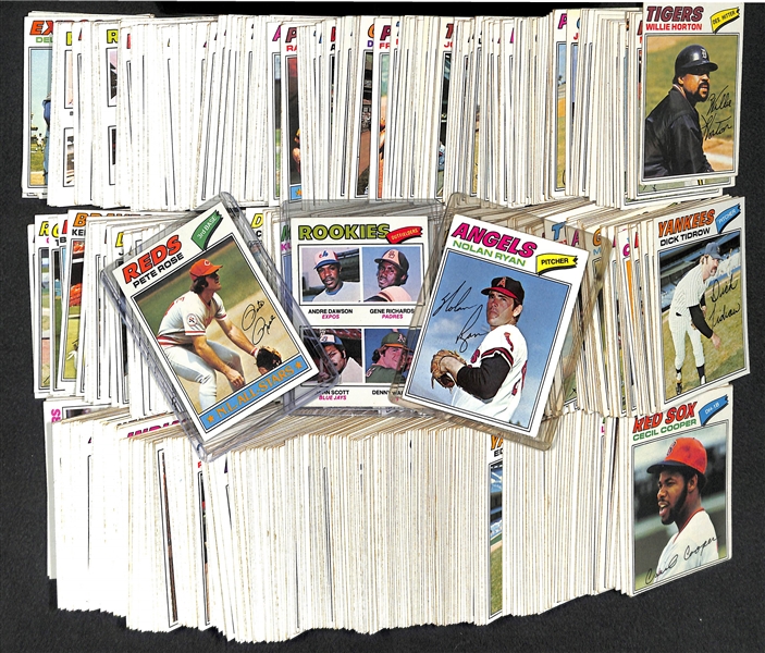 1977 Topps Baseball Card Complete Set w. Andre Dawson Rookie Card