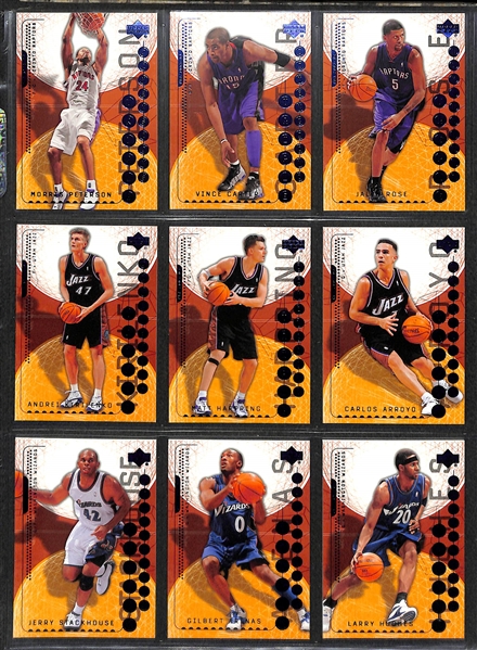 2 Complete Basketball Sets - 2003-04 Upper Deck Legends & 2003-04 Upper Deck Triple Dimensions (each set includes 90 cards)