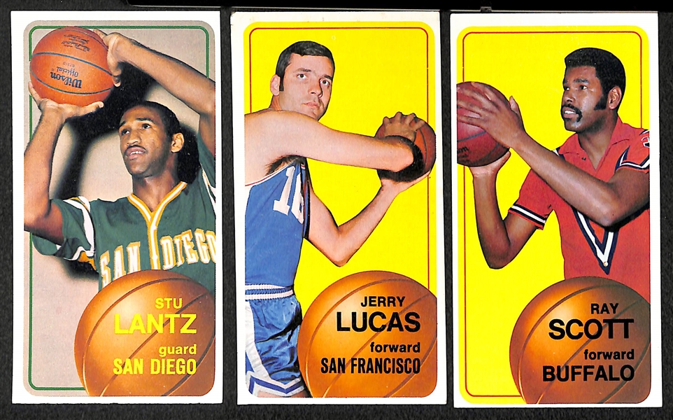 Lot of 38 - 1970-71 Topps Basketball Cards w. Lew Alcindor & Bill Bradley