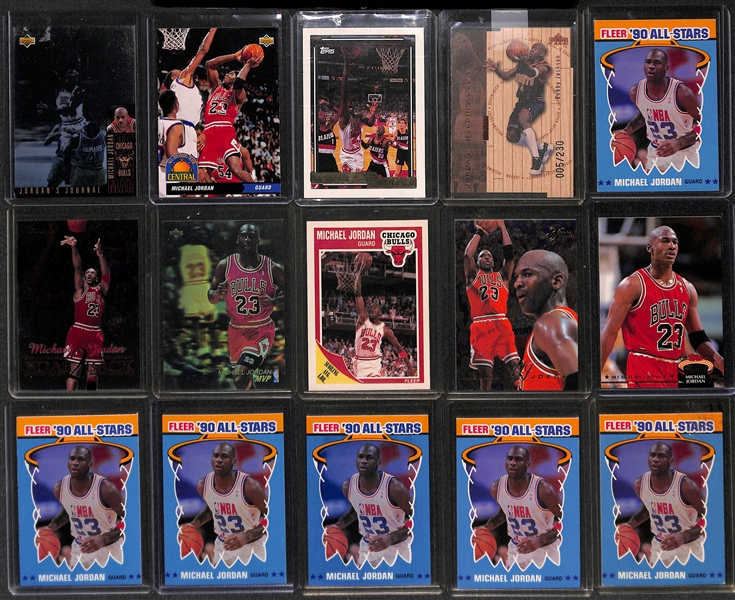 Lot of 80 Michael Jordan Insert Cards