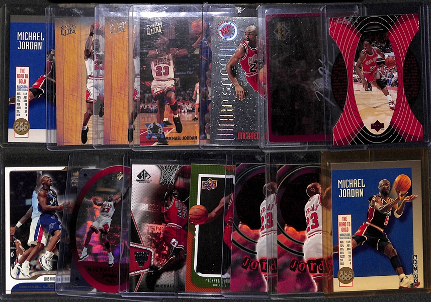 Lot of 14 Michael Jordan Insert Cards