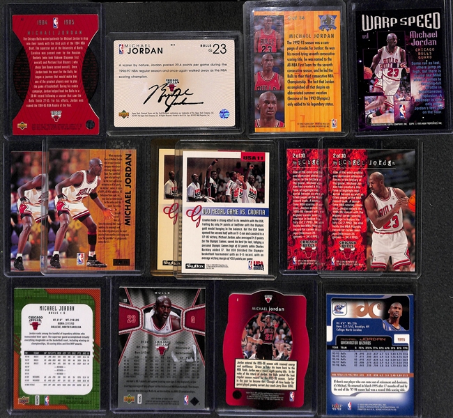 Lot of 14 Michael Jordan Insert Cards