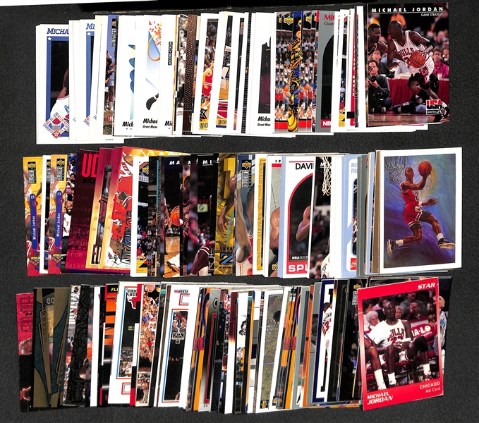 Lot of 193 Michael Jordan Cards