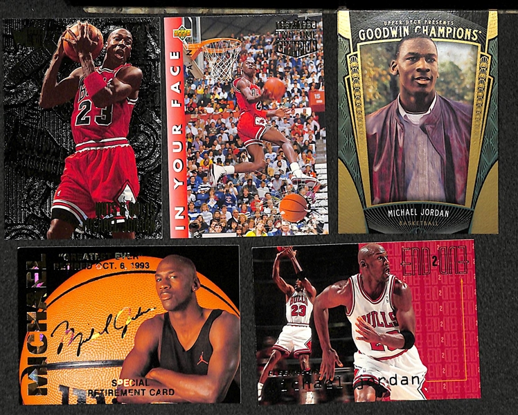 Lot of 193 Michael Jordan Cards