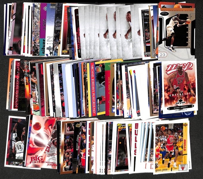 Large Michael Jordan Card Lot - 180+ Cards