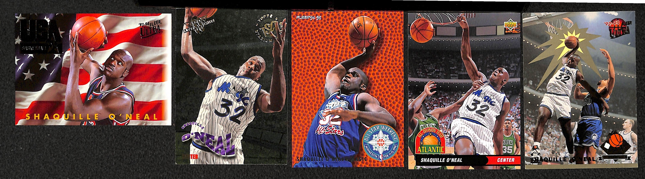 Huge 180+ Shaquille O'Neal Basketball Card Lot - Mostly Rookies