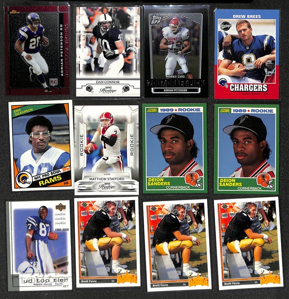 400+ Football Rookie Cards From Past 20 Years w. Aaron Rodgers