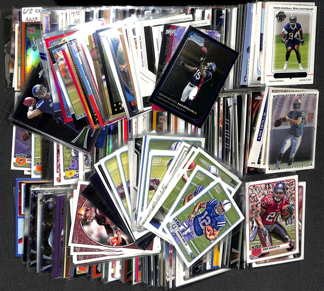 Lot of 300+ Football Rookie Cards - Most from the Past 15 Years - w. Russell