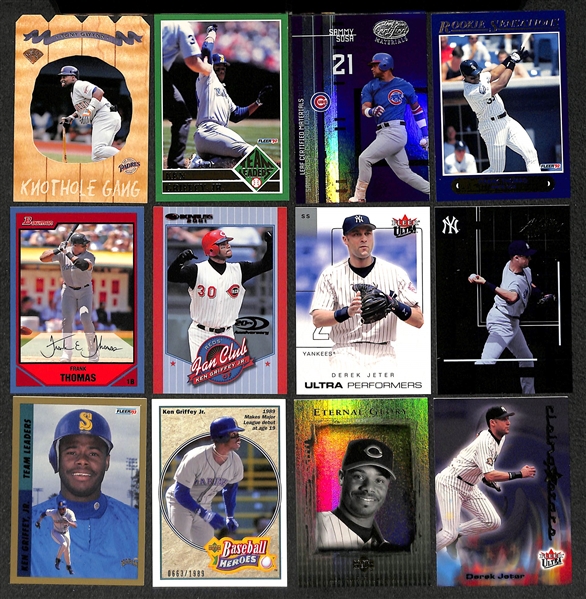 Lot of 375+ Star & Insert Baseball Cards w. Mantle