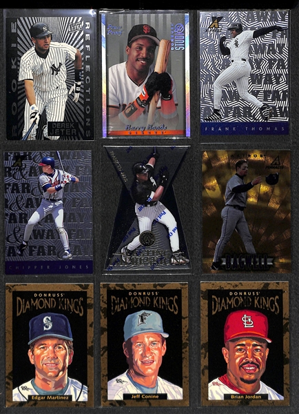 Lot of 375+ Baseball Insert Cards - Mostly Mid- to Late 1990s - Including Jeter