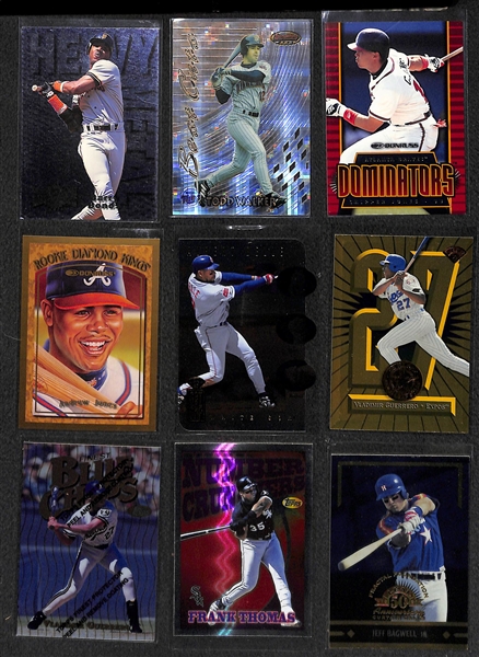 Lot of 375+ Baseball Insert Cards - Mostly Mid- to Late 1990s - Including Jeter