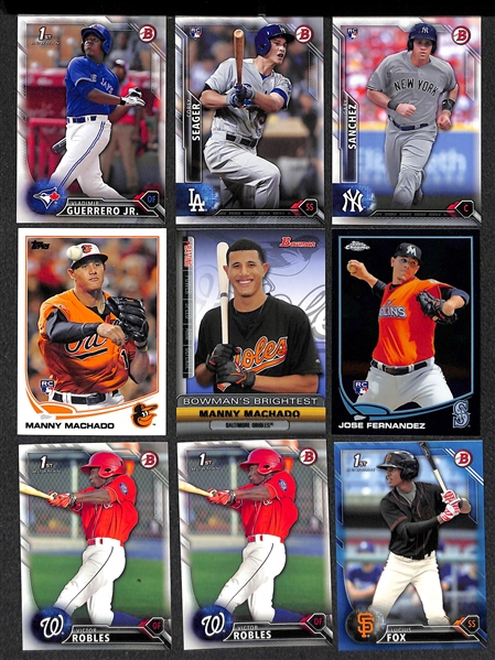 Lot of 170+ Baseball Rookie & Star Cards w. Corey Seager Rookie Card