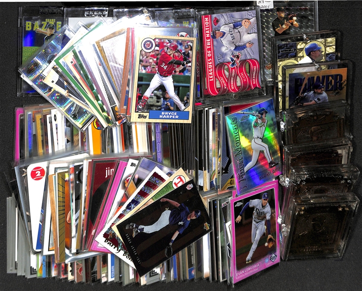 Lot of 300+ Baseball Cards - Mostly Stars & Rookies - w. Trout