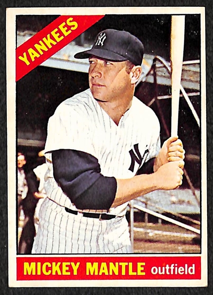 1966 Topps Mickey Mantle Card #50