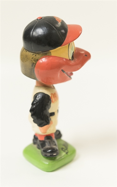 Vintage 1960s Baltimore Orioles Mascot Bobble Head