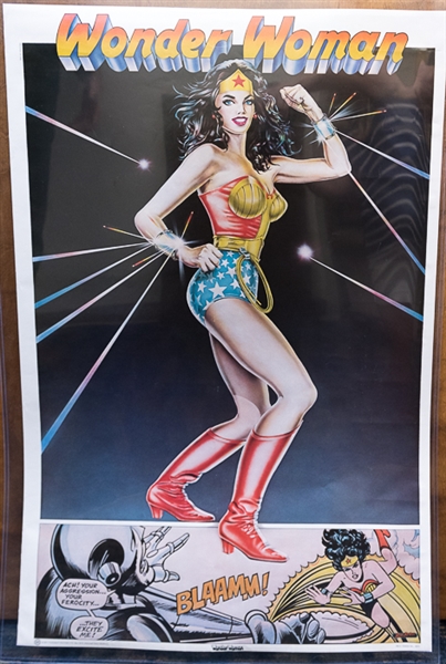 1977 Wonder Woman 23 x 35 Vintage Poster - DC Image