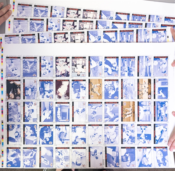 Lot of 4 Uncut Mickey Mantle Cooperstown Collection Uncut Sheets