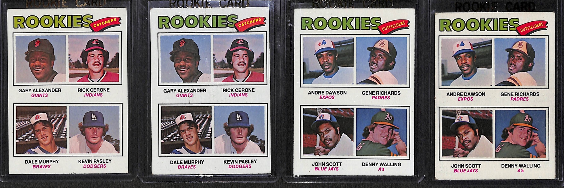 Lot of 40 1970s & 1980s Baseball Rookie Cards w. Bonds