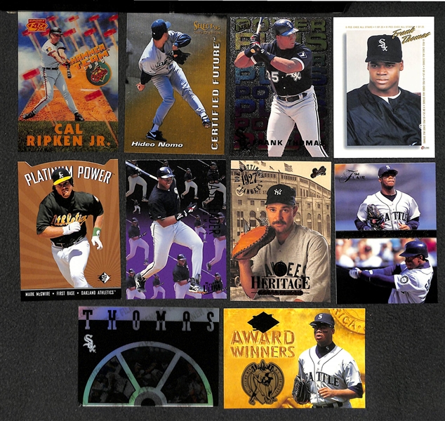 Lot of Over 400 Baseball Cards - Mostly Stars & Inserts from 1994 & 1995 - w. Jeter