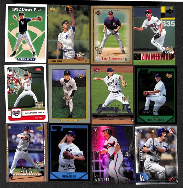 Lot of 300+ Baseball Rookie Cards w. Verlander