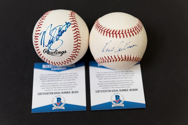 Richie Ashburn and Mike Schmidt Signed Baseballs (w/ Beckett COAs)