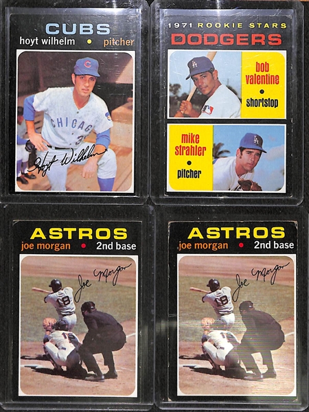 Lot of 1000+ 1971 Topps Baseball Cards w. Reggie Jackson & Steve Garvey Rookie
