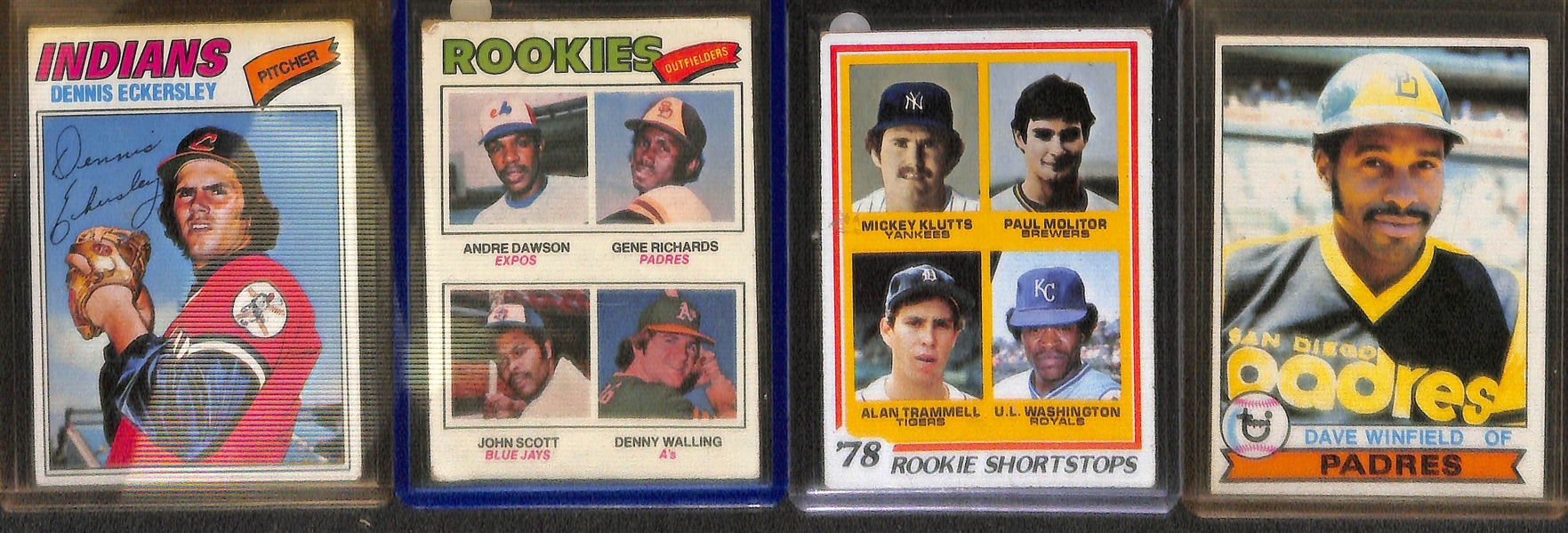 Lot of 60 1973-1979 Topps Baseball Cards w. 1974 Hank Aaron