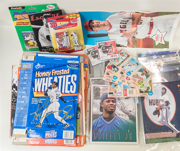 Sports Assortment of 8x10s & Wheaties Boxes - Primarily Baseball - from 1990s to Present Day 